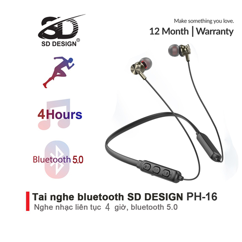 Tai nghe Bluetooth thể thao SD PH16